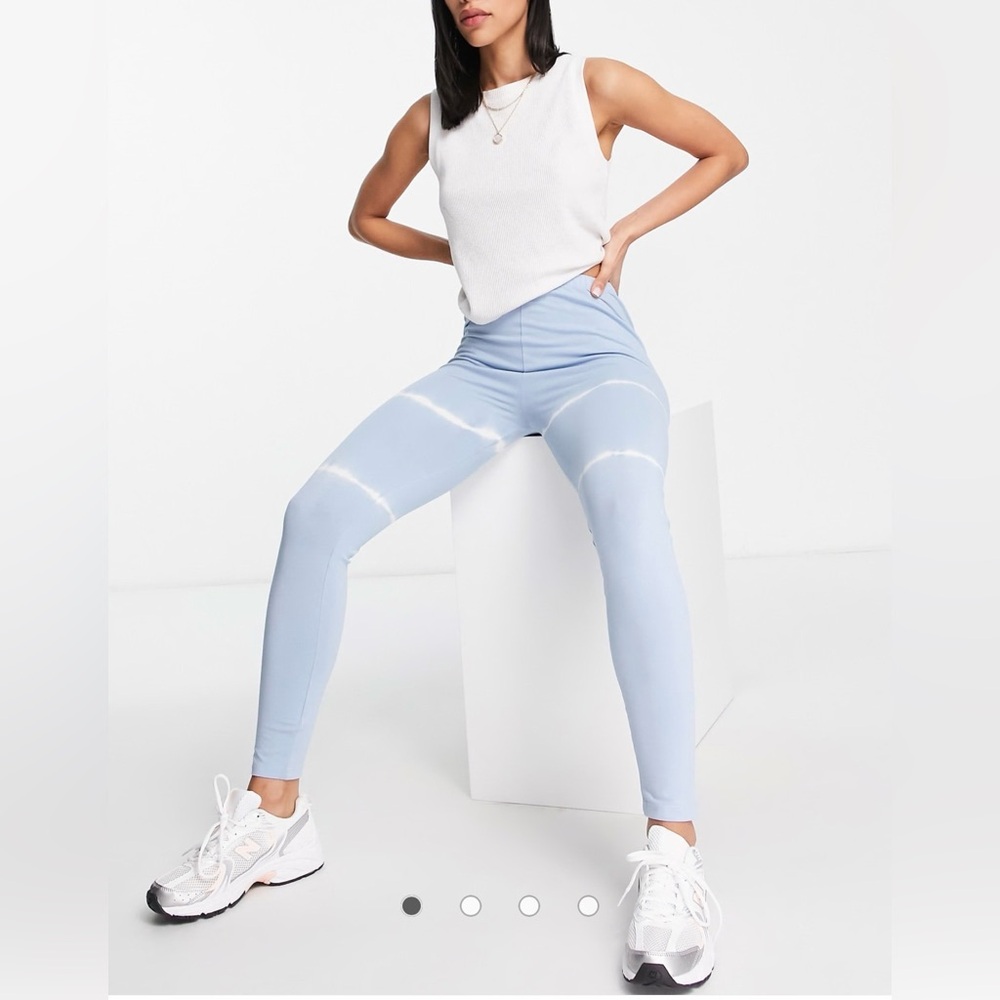 ASOS Light Blue Tie-Dye leggings Size 8